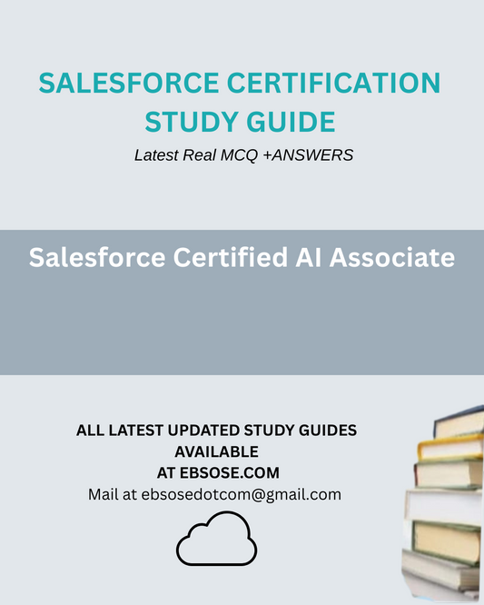 Salesforce Certified AI Associate Study Guide  -  Summer 25 Study Guide