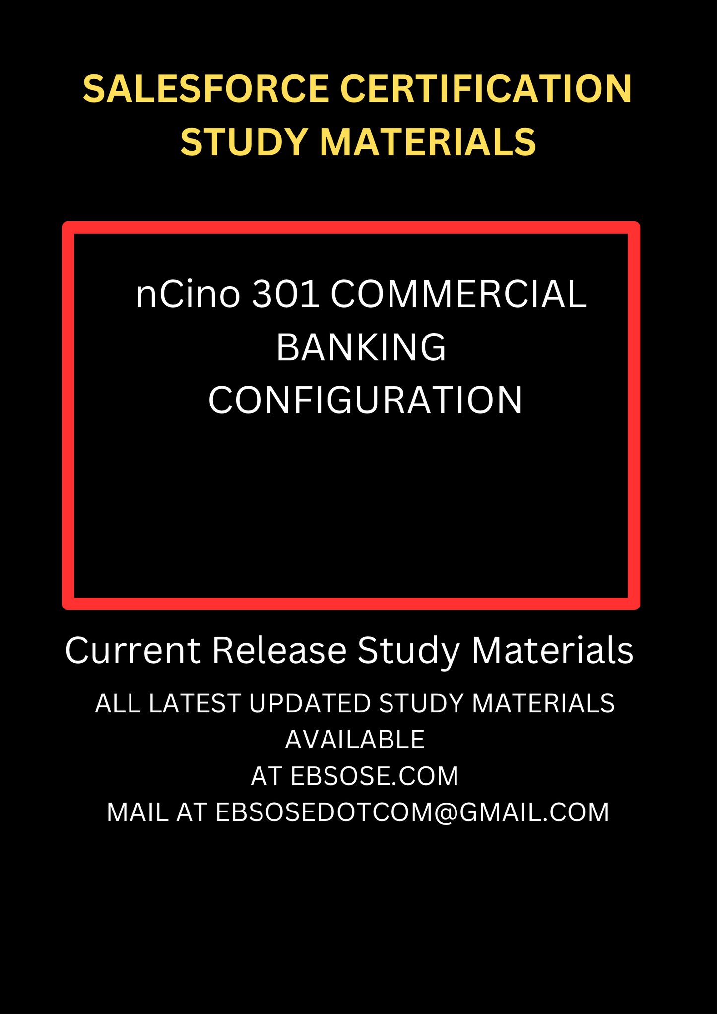 nCino 301 COMMERCIAL BANKING CONFIGURATION