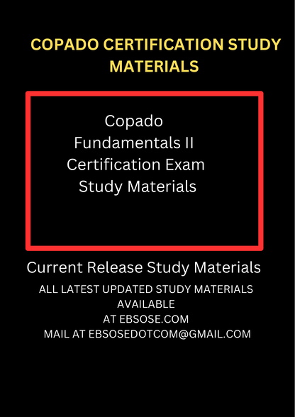 Copado Fundamentals II Certification Exam Study Guide