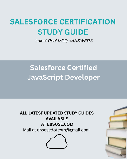 Salesforce JavaScript Developer - Spring 25 Study Guide