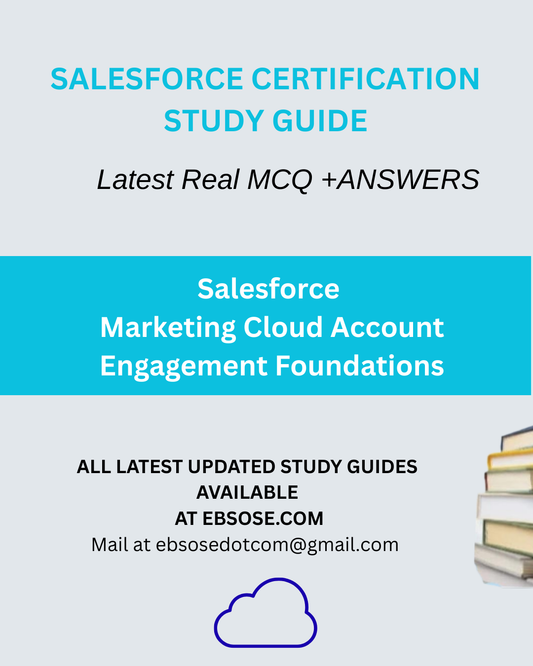 Salesforce Certified Marketing Cloud Account Engagement Foundations – Latest Winter 26 Release Study Guide