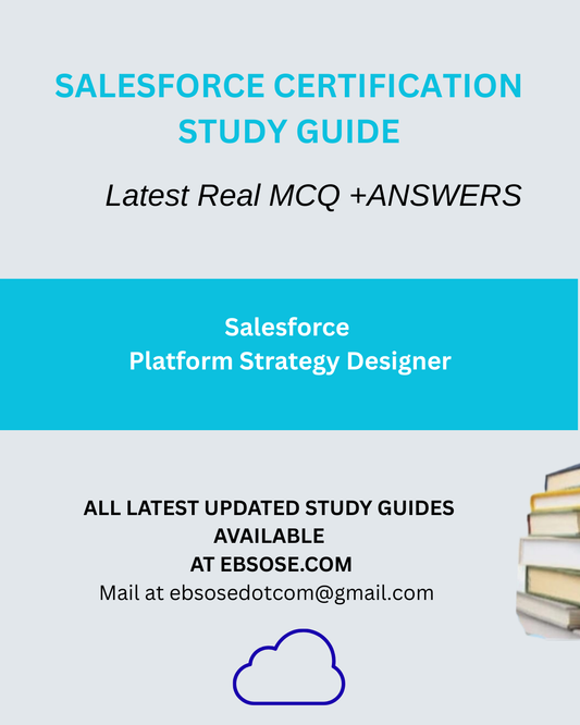 Salesforce Certified Platform Strategy Designer-Latest Winter 26 Release Study Guide