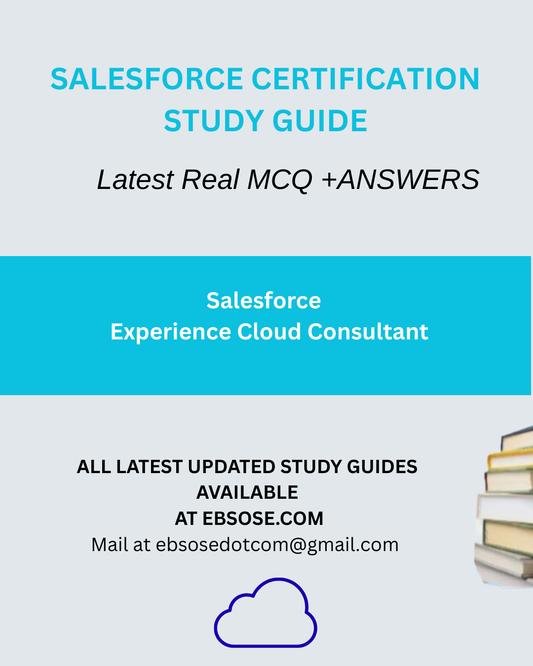 Salesforce Experience Cloud Consultant - Latest Winter 26 Release Study Guide