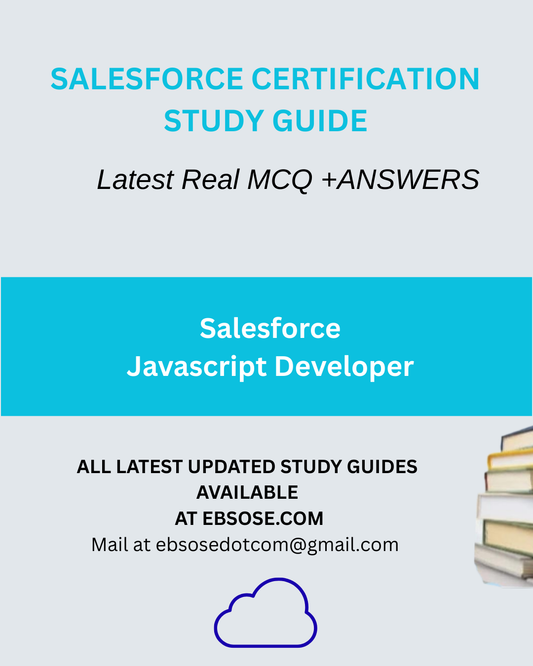 Salesforce Javascript Developer - Latest Winter 26 Release Study Guide