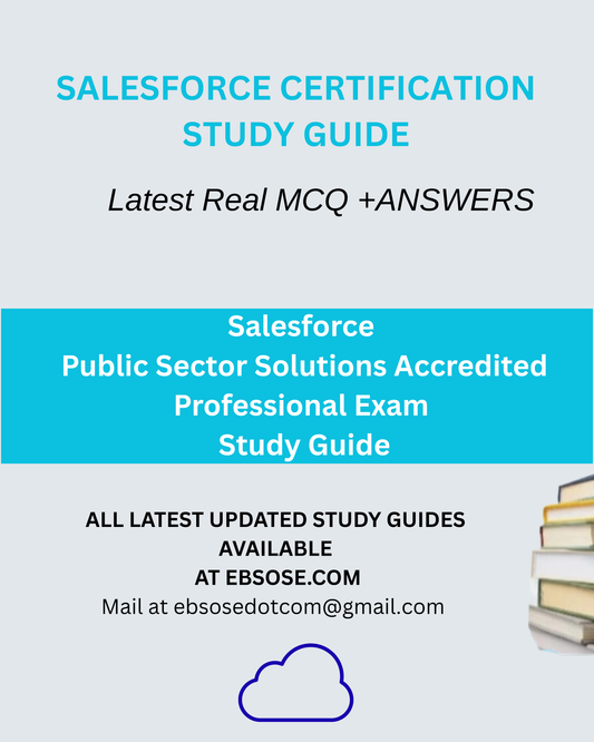 Salesforce Public Sector Solutions Accredited Professional - Latest Spring 26 Study Guide