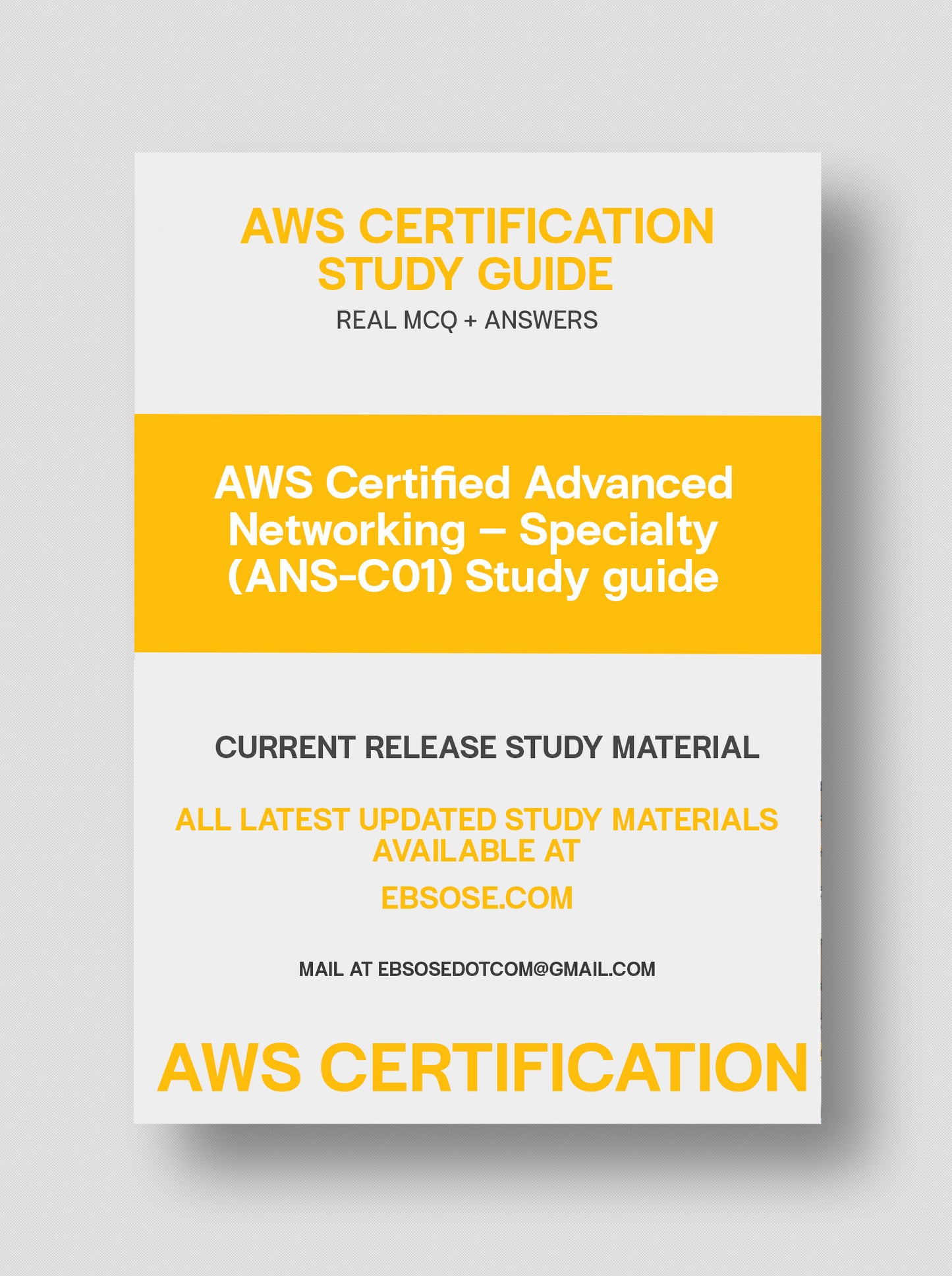 AWS Certified Advanced Networking – Specialty (ANS-C01)