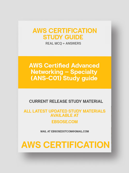 AWS Certified Advanced Networking – Specialty (ANS-C01)